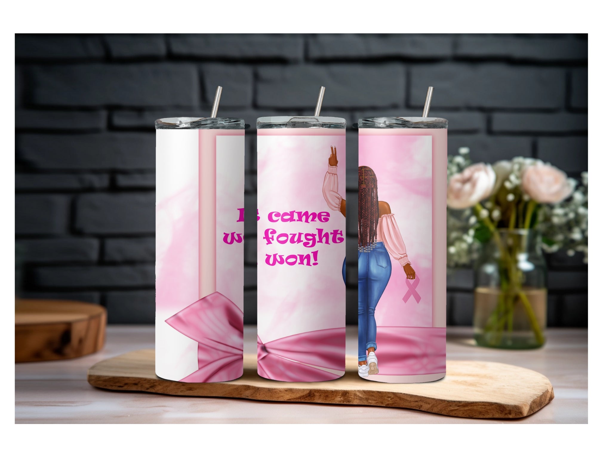 Breast Cancer Survivor Tumbler