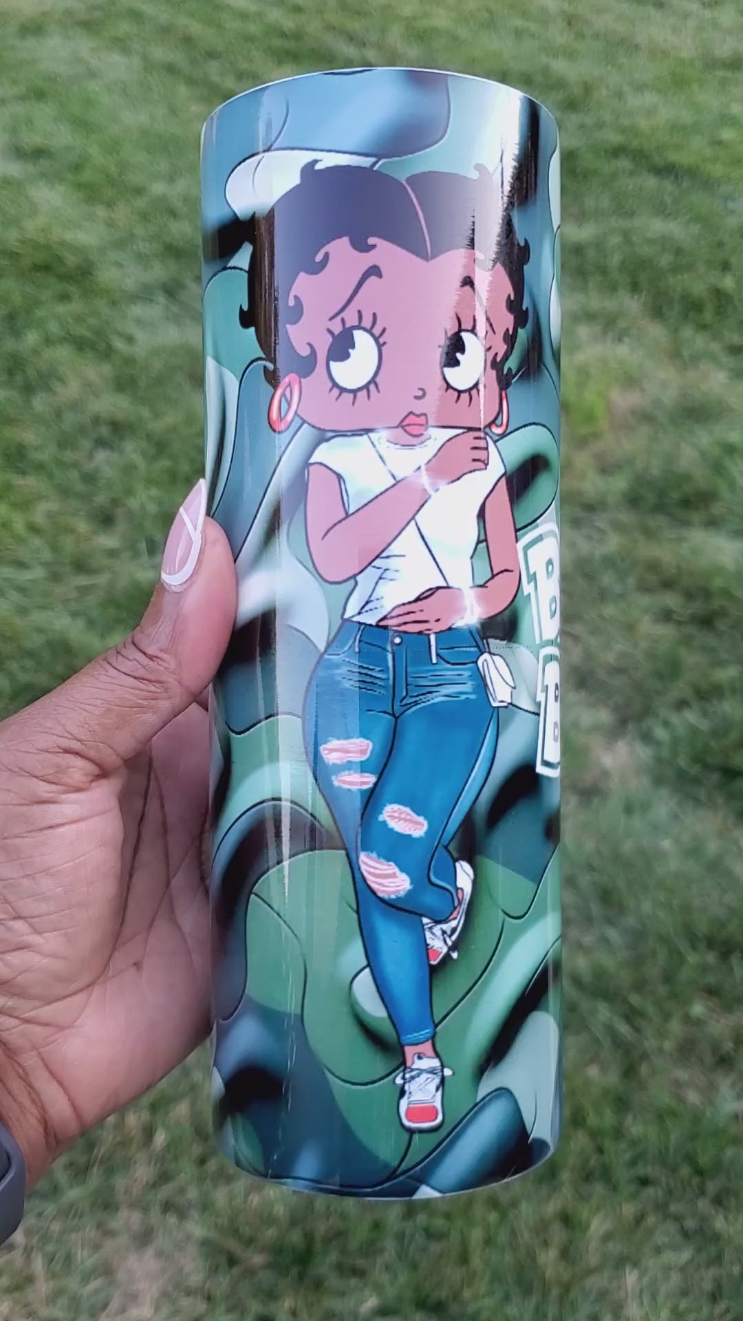 New Betty Boop 20oz Stainless Steel Tumbler