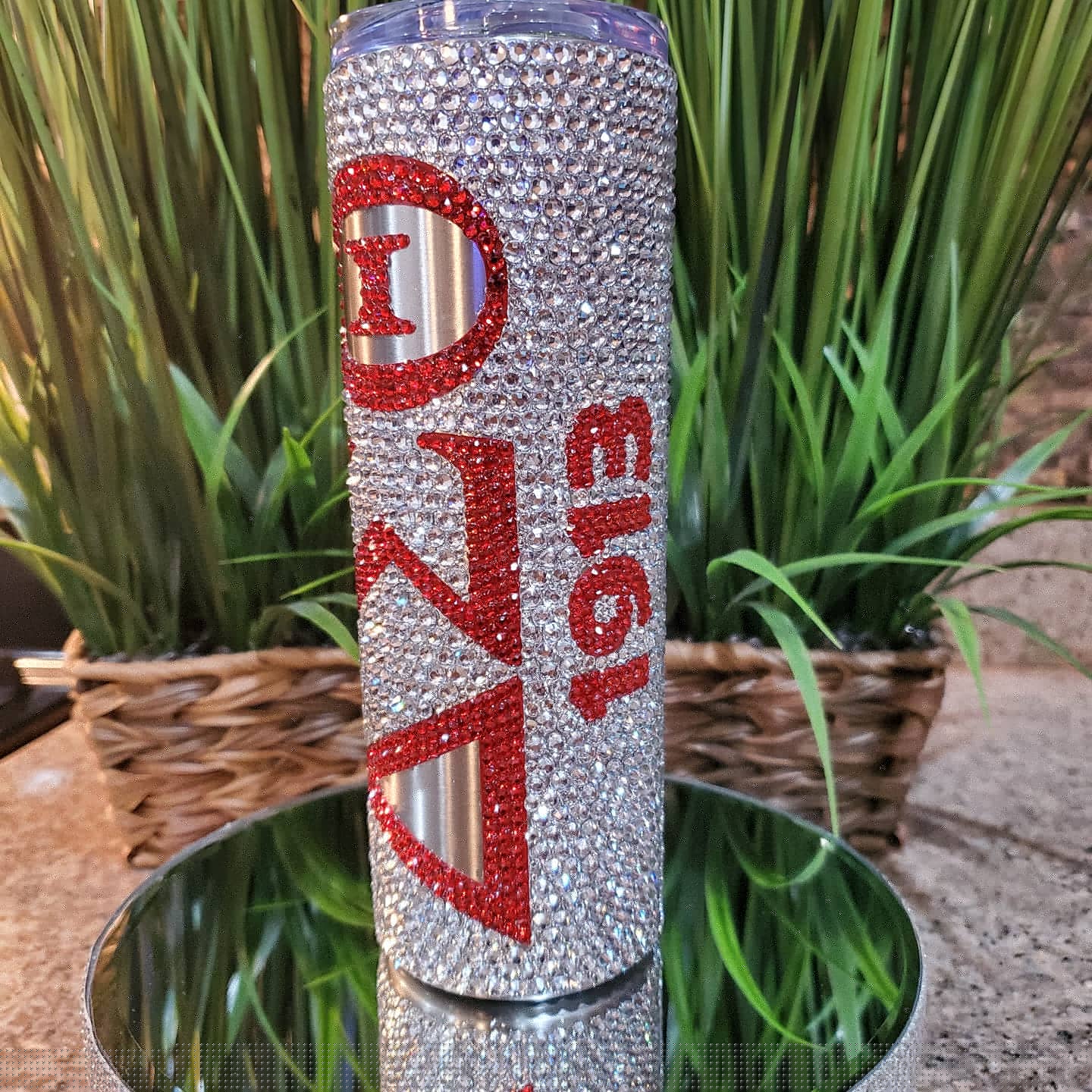 Custom Blinged Skinny Tumbler