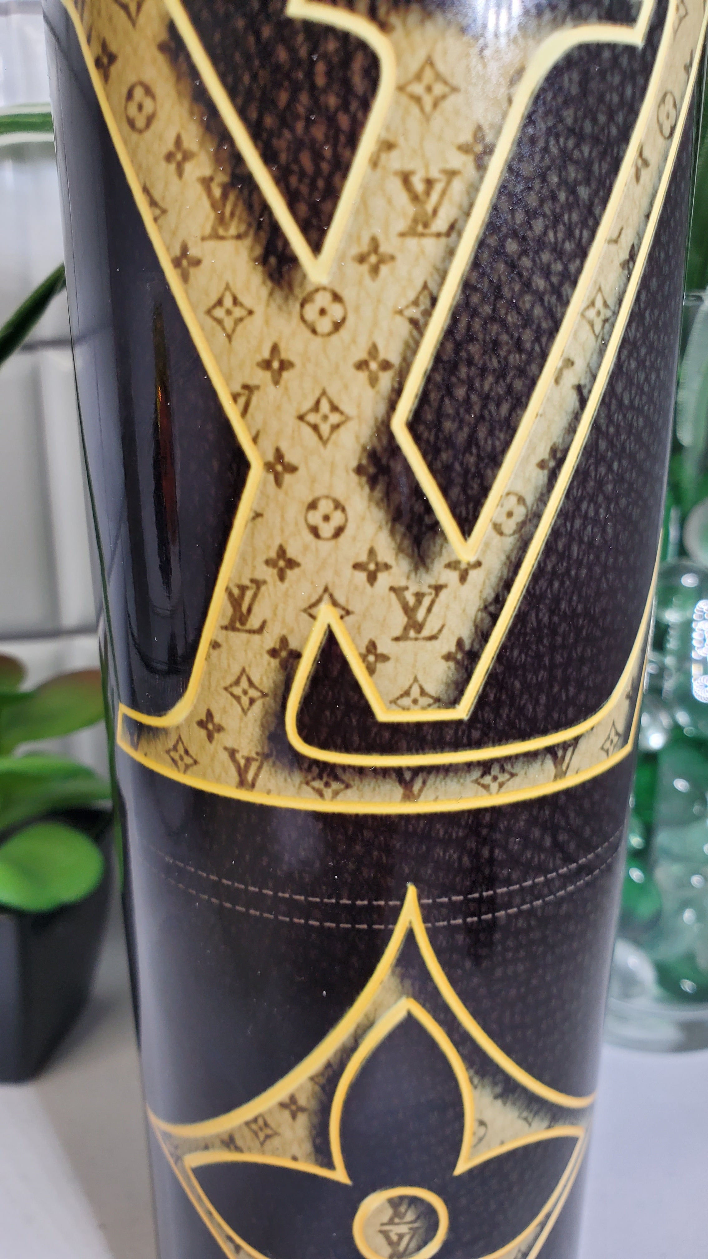 LV inspired Stainless Steel Tumbler – She Shinez