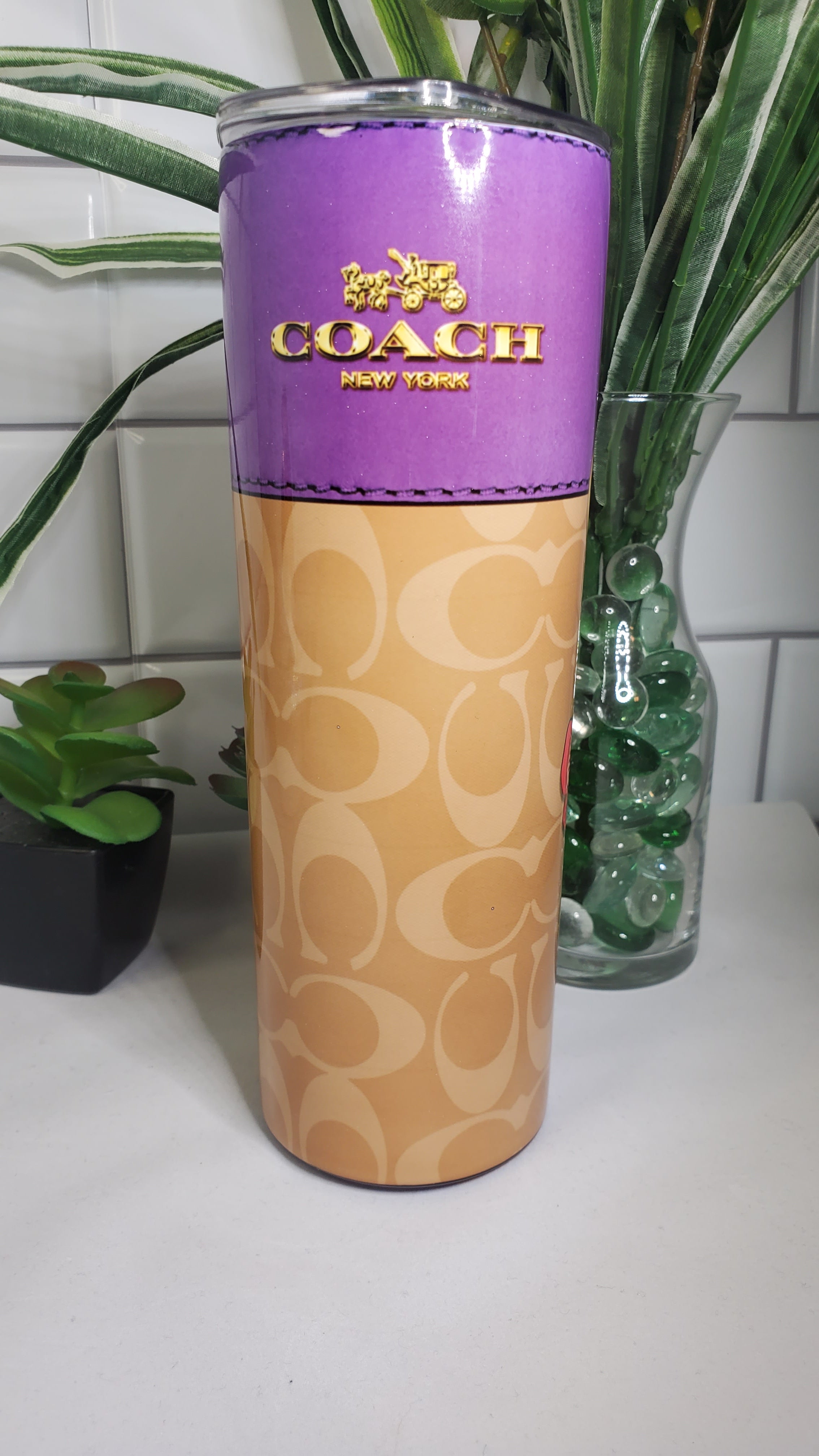 Coach Inspired Tumblers