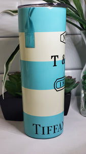 Tiffany Inspired Stainless Steel Tumbler