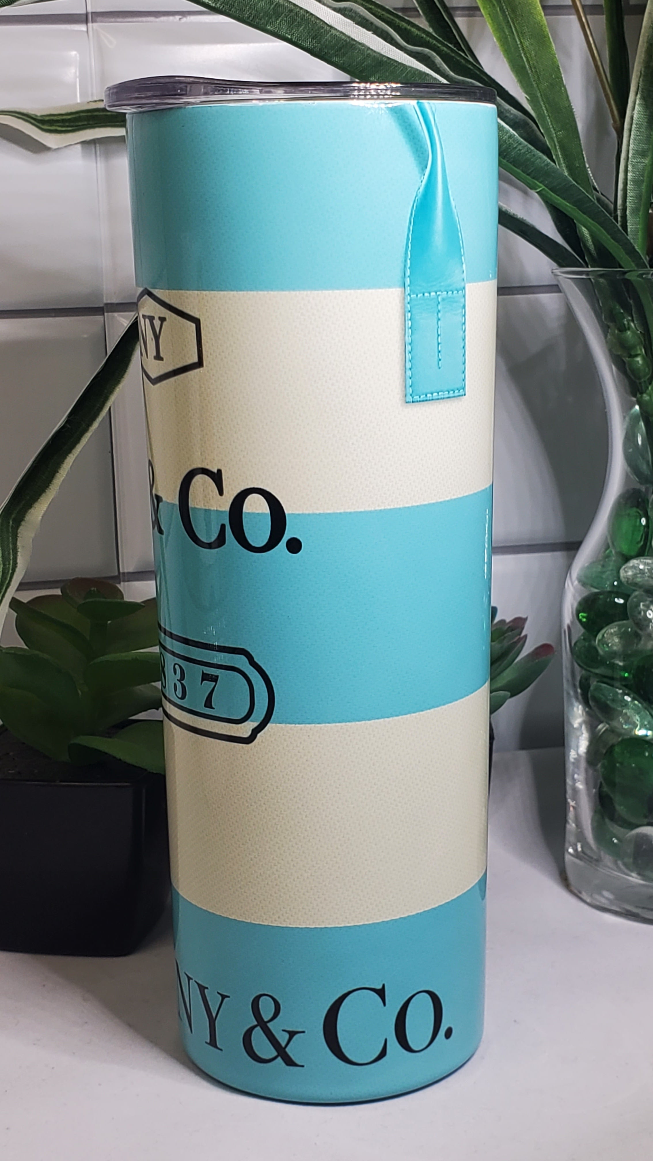 Tiffany Inspired Stainless Steel Tumbler